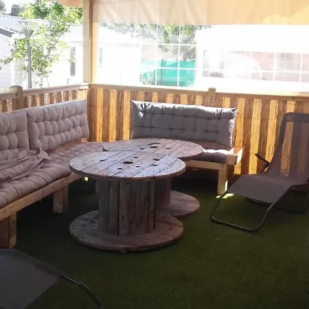 Mobile 6 Pers Piscine Plage キャンプ場 *